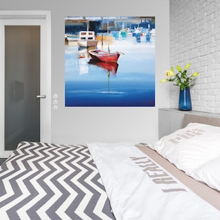 Foto 3 | Cuadro Decorativo Fine Art TJ 'Amarres en Mordialloc' de Craig Trewin Penny 122 x 122 cm