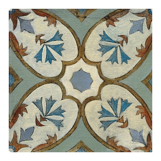 Foto 1 | Cuadro Decorativo - Azulejo Del Viejo Mundo Iv - Silvia Vassileva - Arte Moderno - Impresión En Lienzo - Fine Art Tj