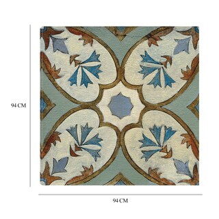Foto 8 | Cuadro Decorativo - Azulejo Del Viejo Mundo Iv - Silvia Vassileva - Arte Moderno - Impresión En Lienzo - Fine Art Tj