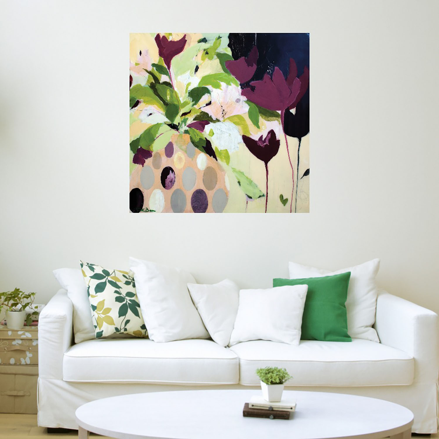 Foto 4 pulgar | Cuadro Decorativo Fine Art TJ 'Amelia' de Pamela K. Beer 82 x 82 cm