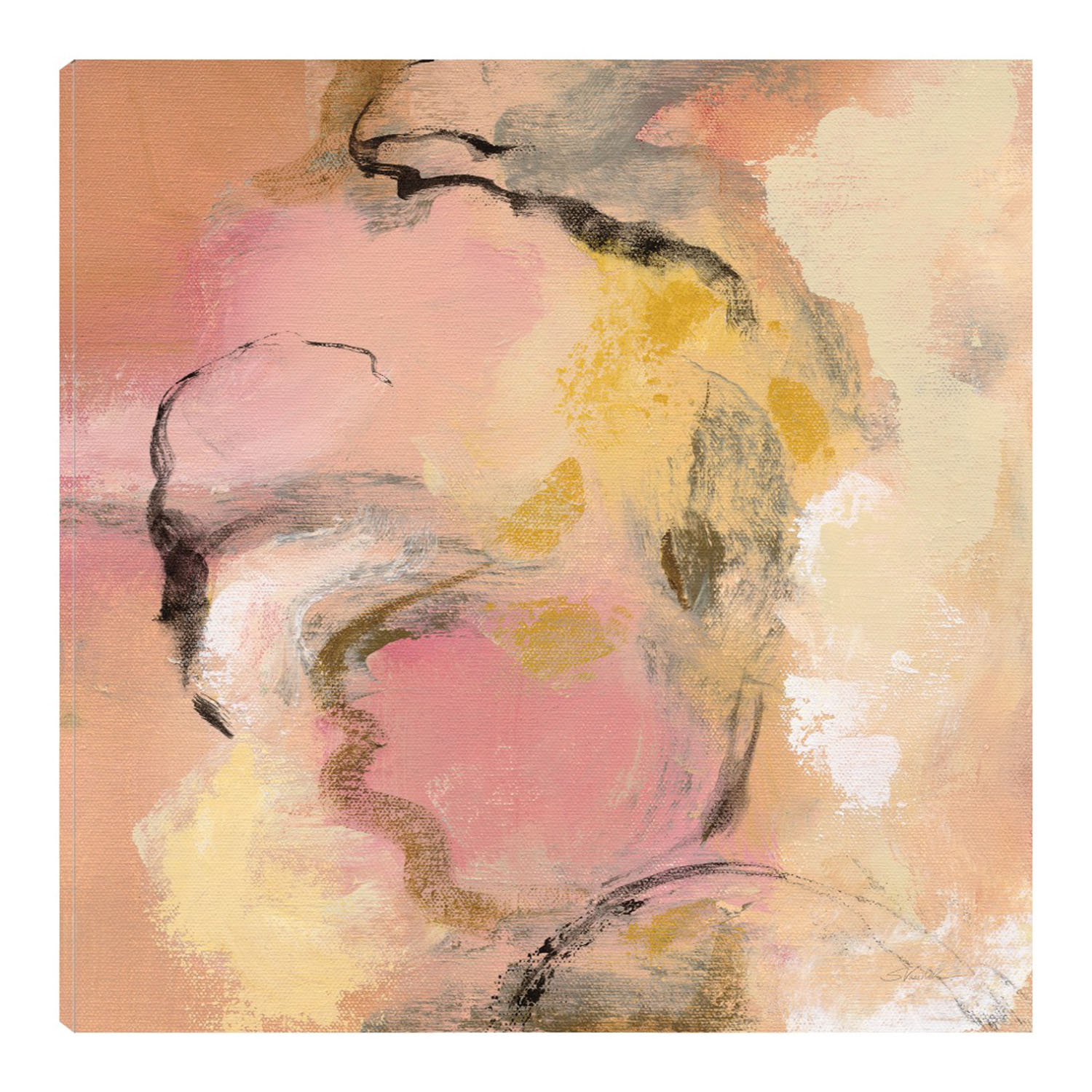 Cuadro Decorativo - Aroma De Peonia Ii -  Fine Art Tj 82 X 82 cm