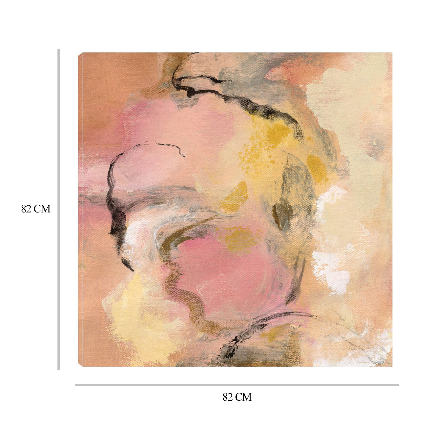 Foto 9 pulgar | Cuadro Decorativo - Aroma De Peonia Ii -  Fine Art Tj 82 X 82 cm