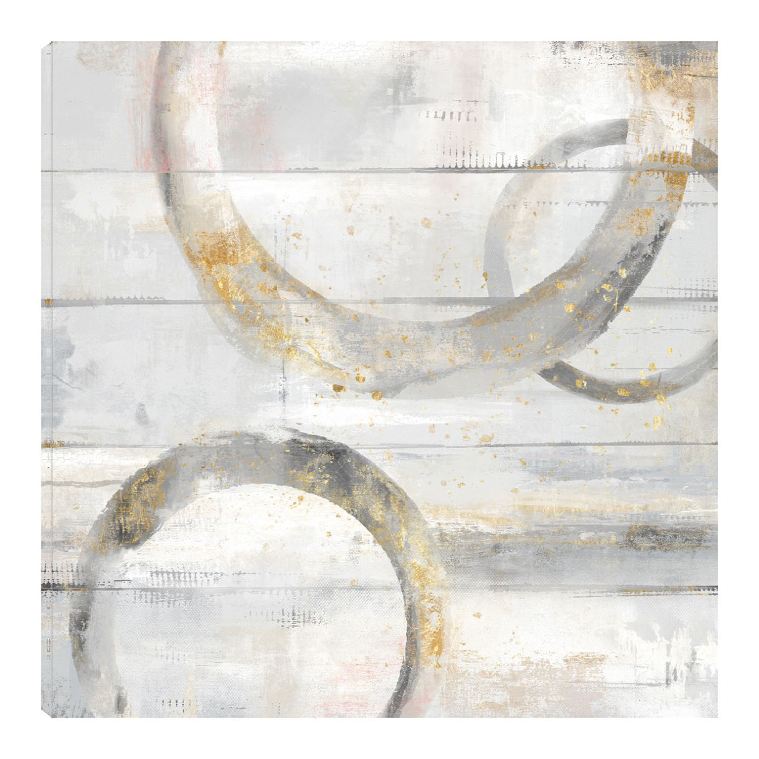 Foto 1 | Cuadro Decorativo - Anillos De Acero I - Fine Art Tj 56 X 56 cm