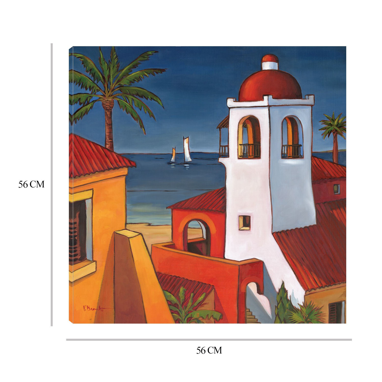 Foto 9 pulgar | Cuadro Decorativo Fine Art Tj 56 x 56 cm