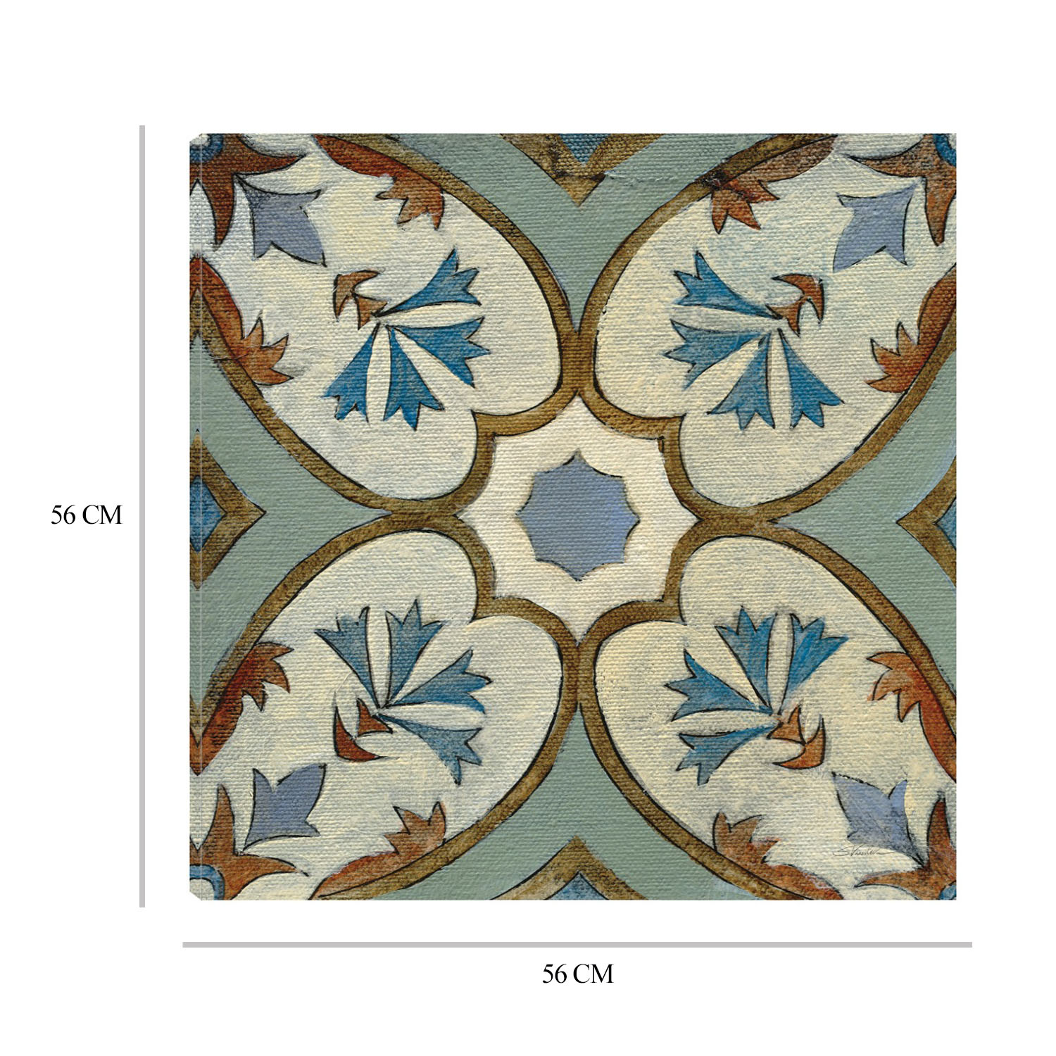 Foto 9 pulgar | Cuadro Decorativo Fine Art Tj Azulejo del Viejo Mundo Iv