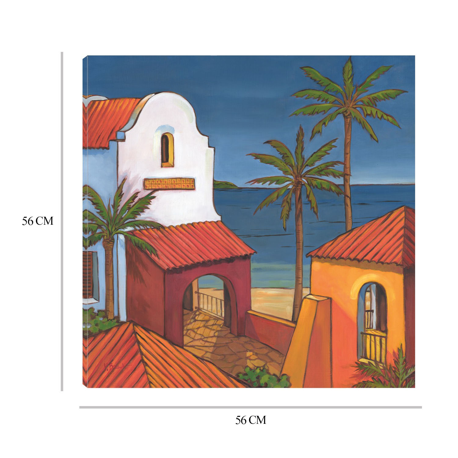 Foto 9 pulgar | Cuadro Decorativo Fine Art Tj 56 x 56 cm