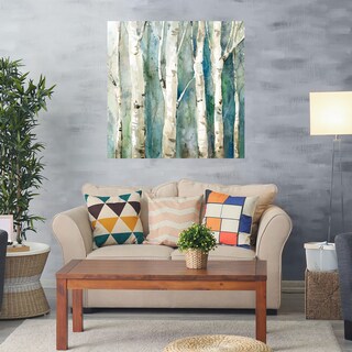 Foto 2 | Cuadro Decorativo - Abedules En Rio Ii - Carol Robinson - Arte Paisaje - Impresión En Lienzo - Fine Art Tj