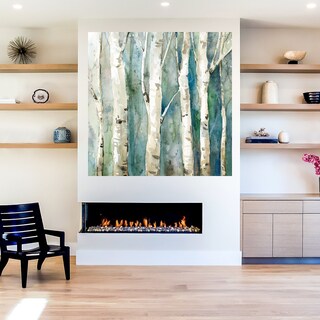Foto 5 | Cuadro Decorativo - Abedules En Rio Ii - Carol Robinson - Arte Paisaje - Impresión En Lienzo - Fine Art Tj