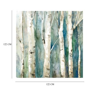 Foto 8 | Cuadro Decorativo - Abedules En Rio Ii - Carol Robinson - Arte Paisaje - Impresión En Lienzo - Fine Art Tj