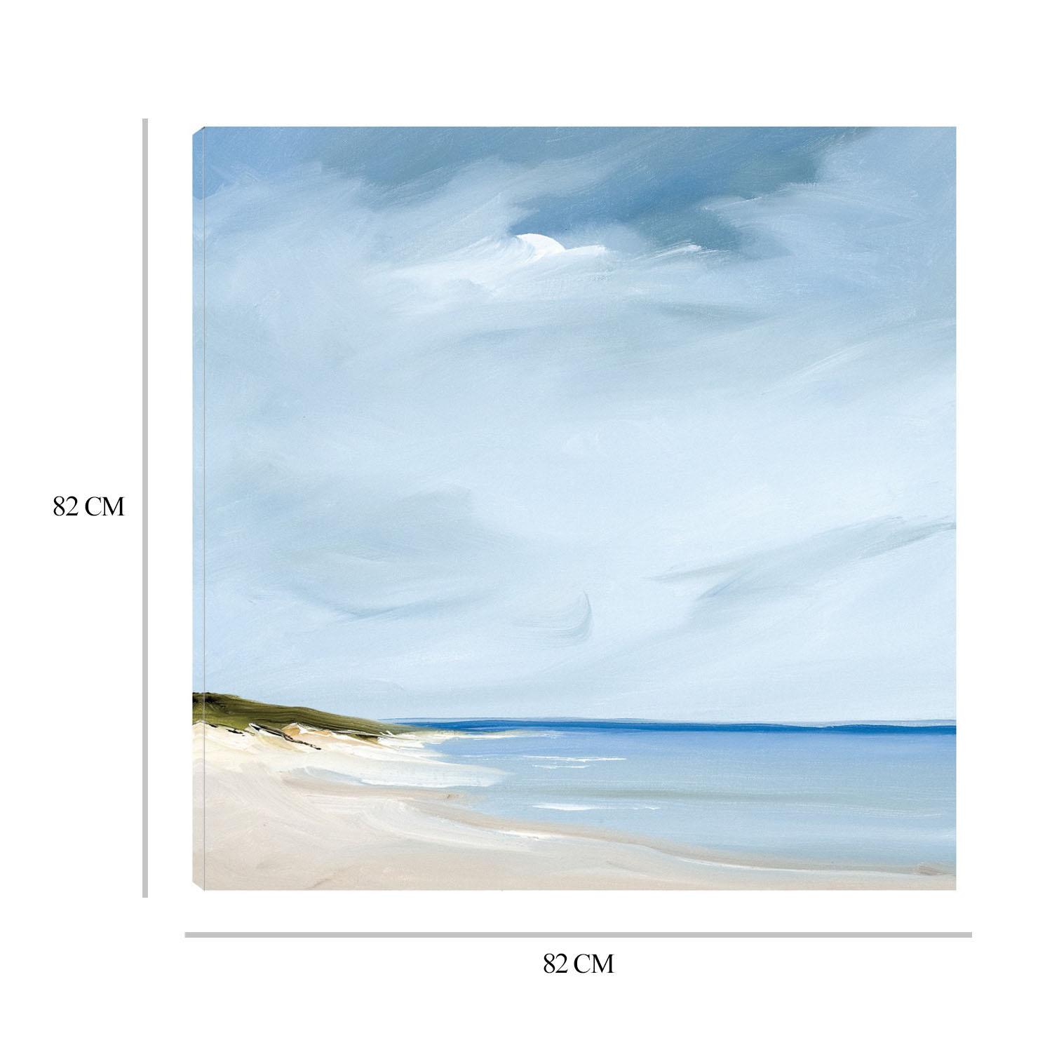 Foto 8 | Cuadro Decorativo Fine Art TJ 'Azul' de Rick Fleury 82 x 82 cm