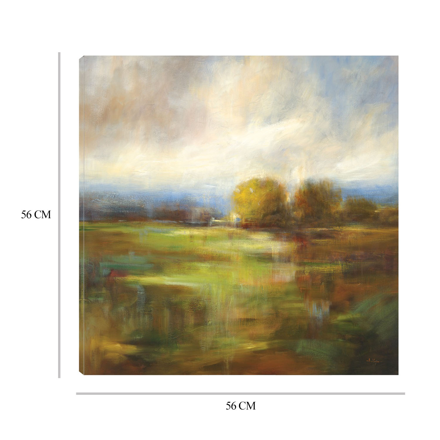 Foto 9 pulgar | Cuadro Decorativo Fine Art TJ 'Al Final de la Tarde' de Simon Addyman 56 x 56 cm