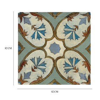 Foto 8 | Cuadro Decorativo - Azulejo Del Viejo Mundo Iv - Silvia Vassileva - Arte Moderno - Impresión En Lienzo - Fine Art Tj