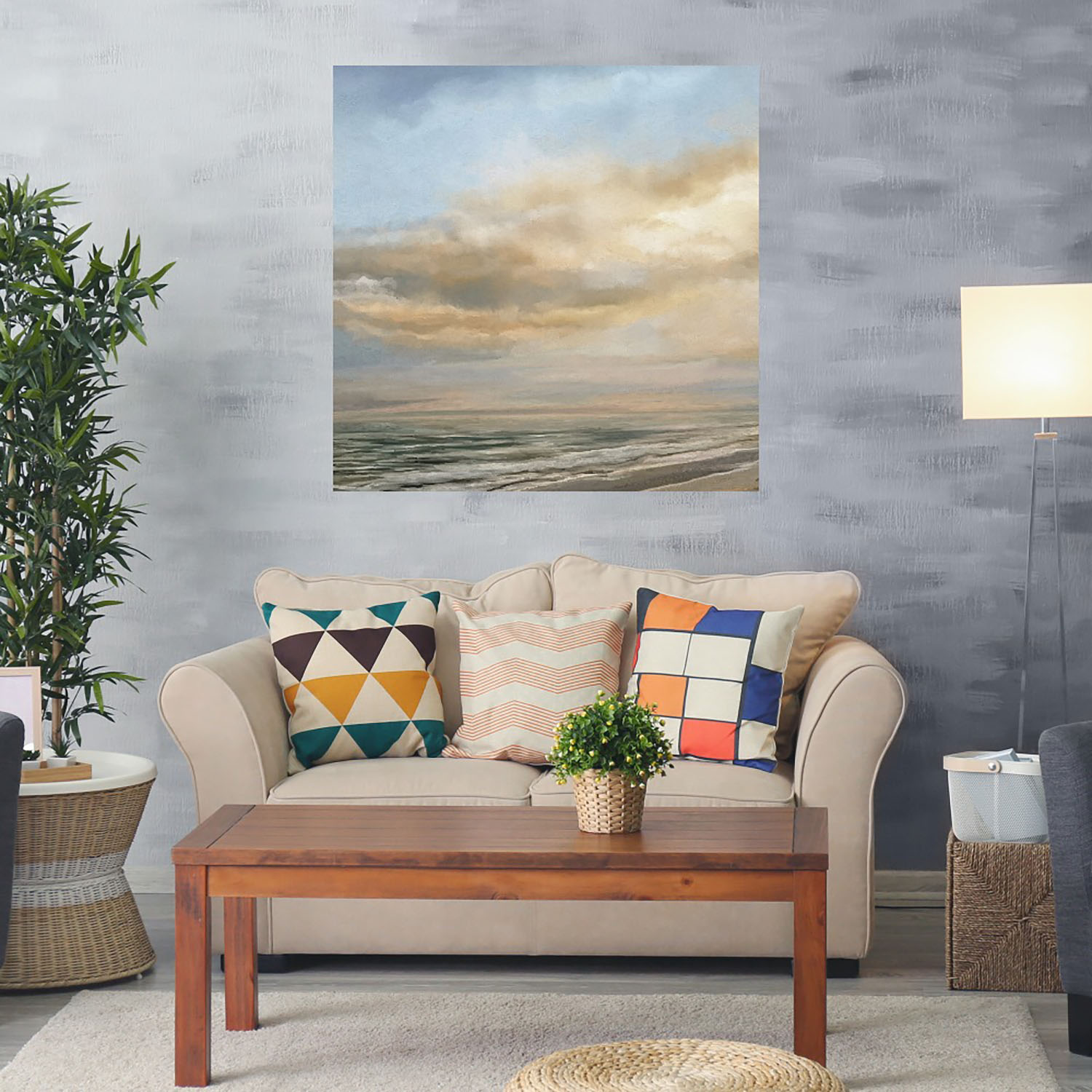 Foto 2 | Cuadro Decorativo Fine Art Tj Amanecer Tropical Studio Arts