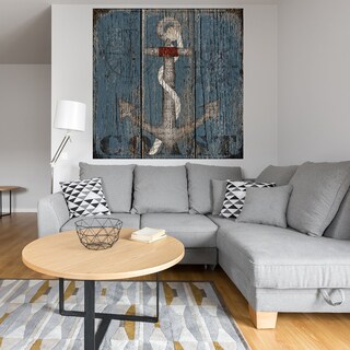 Foto 4 | Cuadro Decorativo - Ancla Costera - Beth Albert - Arte Moderno - Impresión En Lienzo - Fine Art Tj