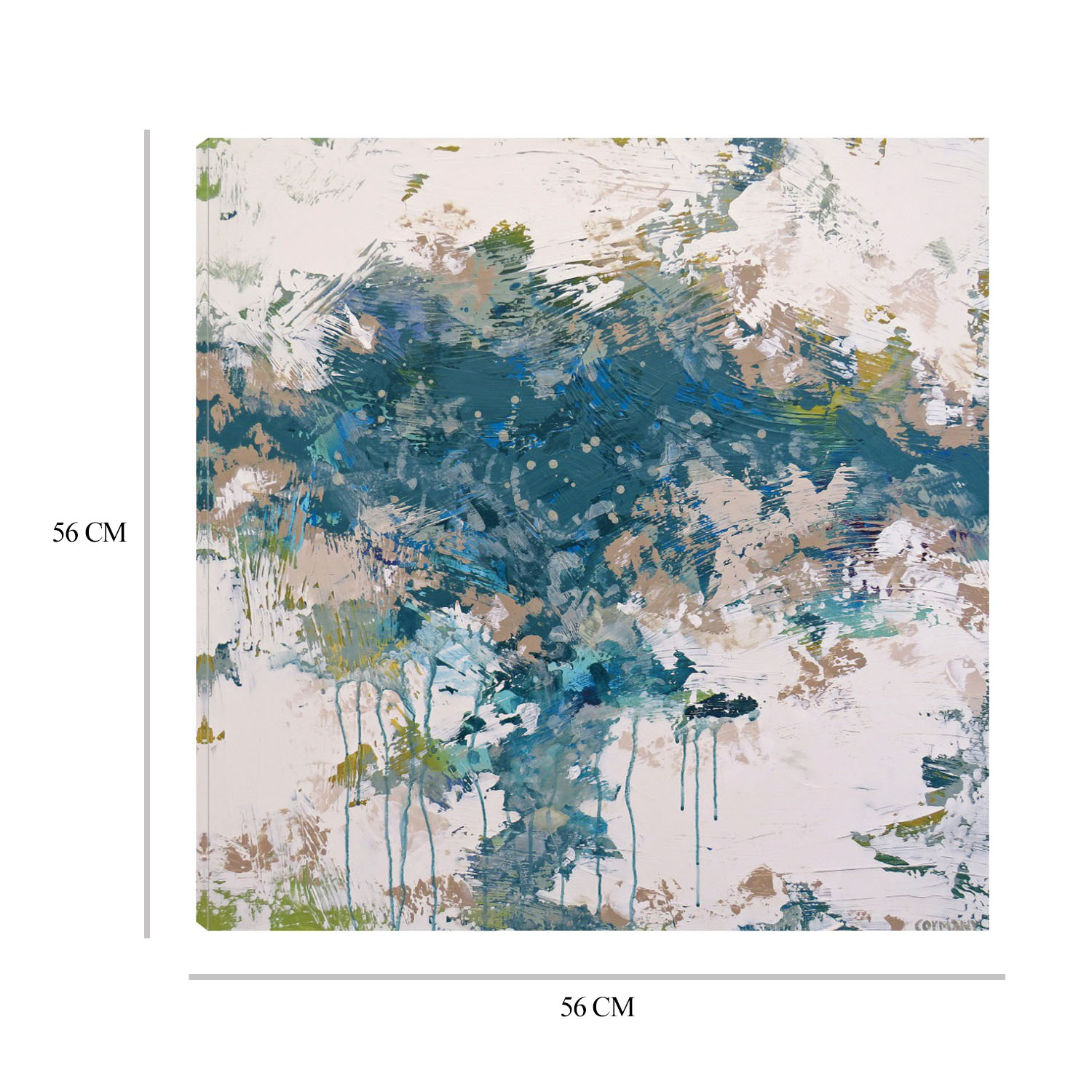 Foto 8 | Cuadro Decorativo Fine Art TJ 'Apisonamiento' de Claire Cormany 56 x 56 cm