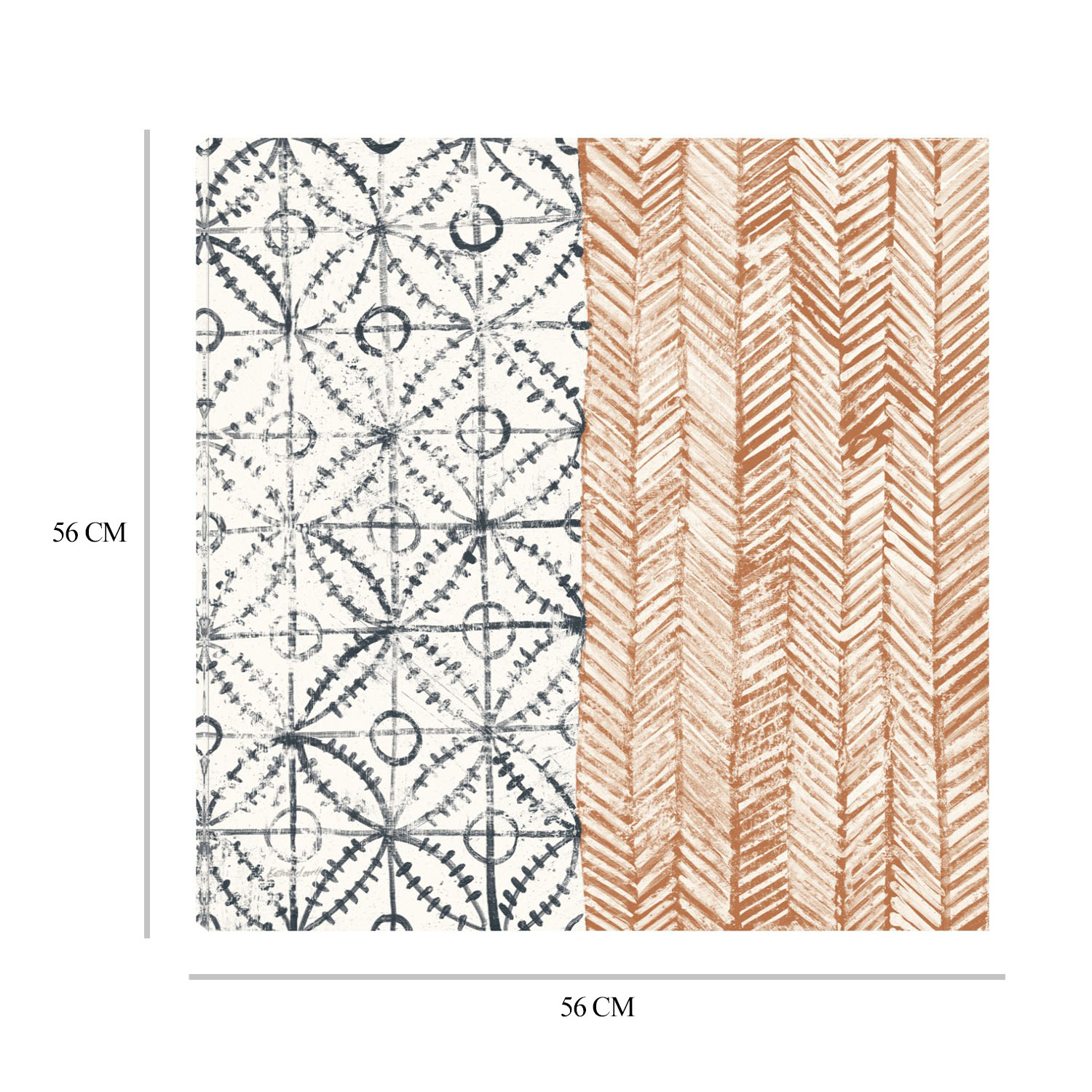 Foto 9 pulgar | Cuadro Decorativo - Azulejo Maki Vii - Fine Art Tj 56 X 56 cm