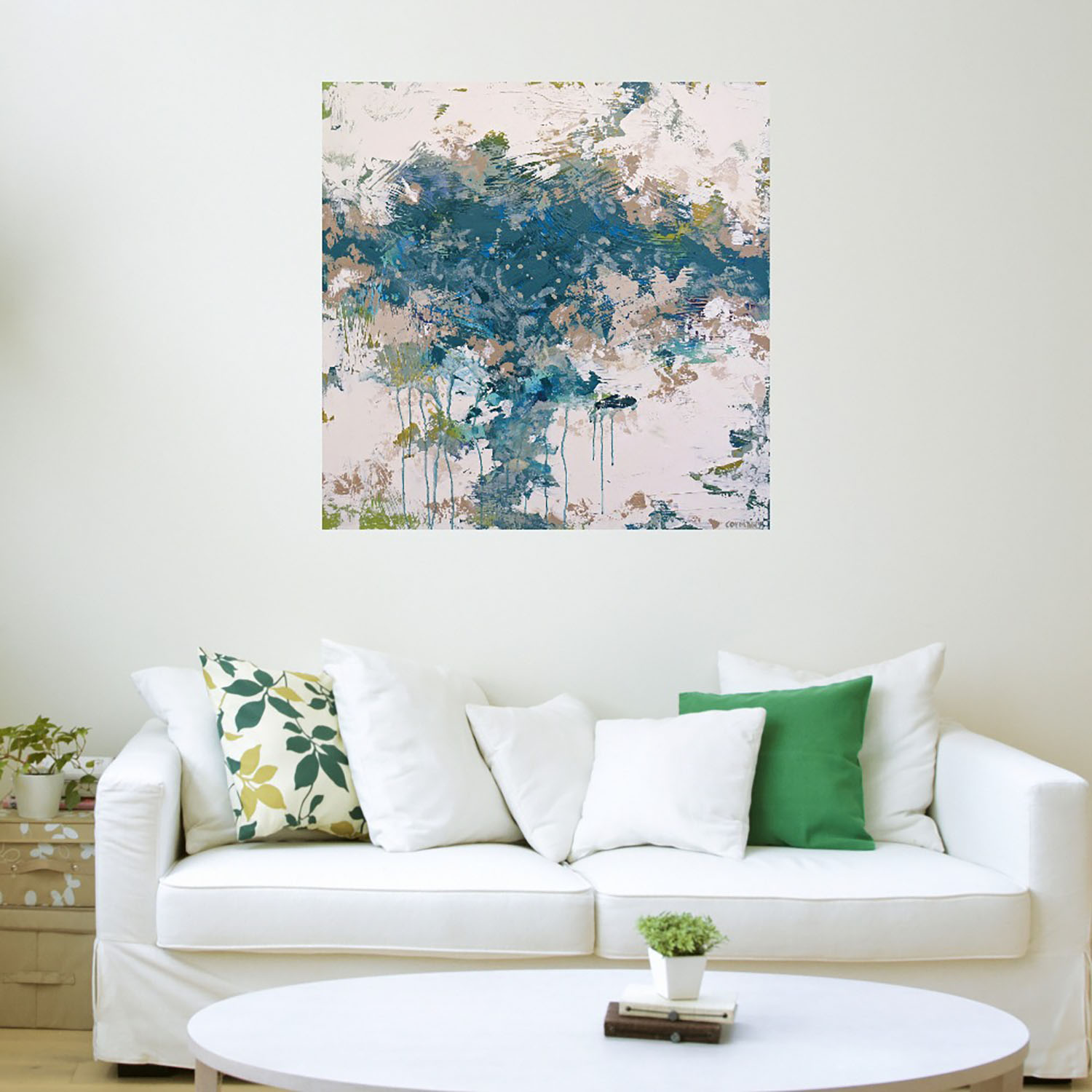Foto 3 | Cuadro Decorativo Fine Art TJ 'Apisonamiento' de Claire Cormany 94 x 94 cm