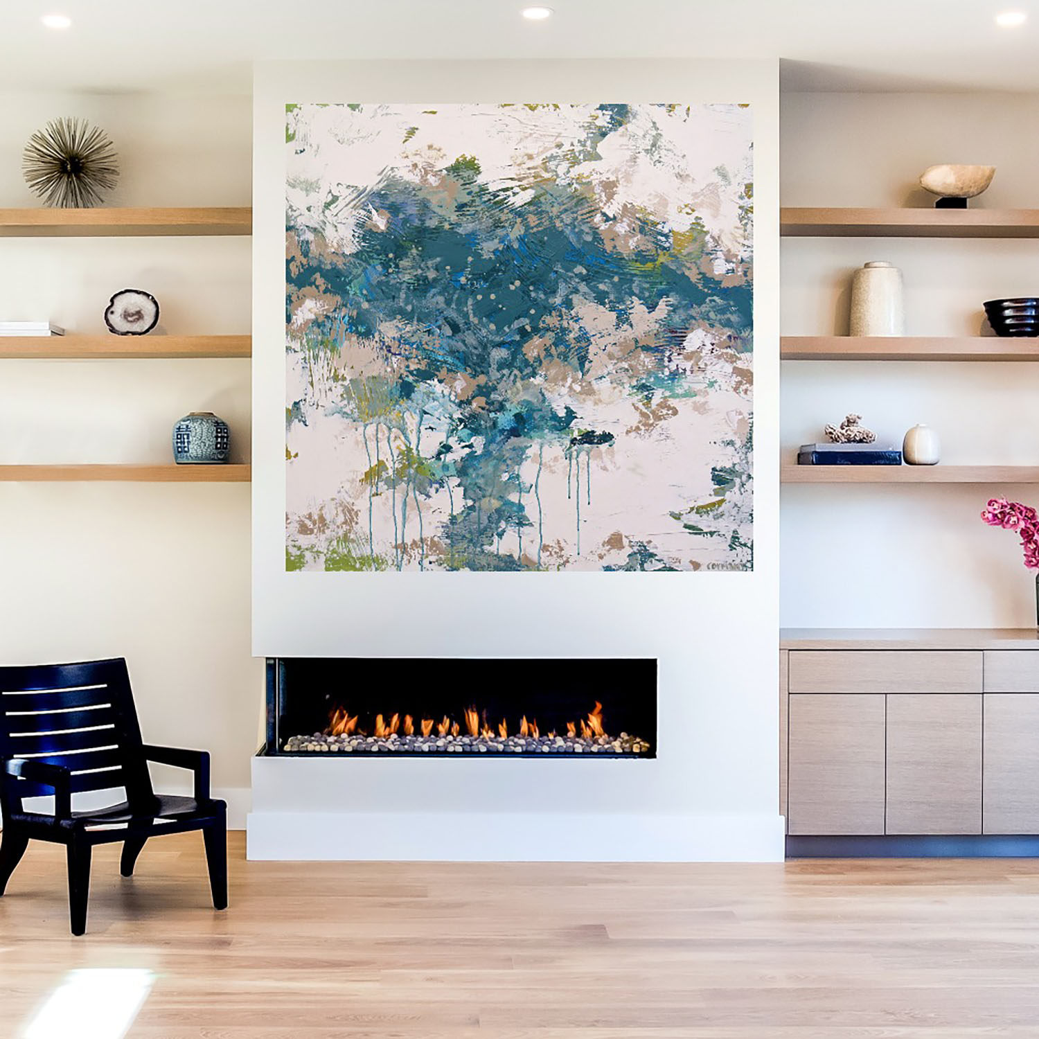 Foto 5 | Cuadro Decorativo Fine Art TJ 'Apisonamiento' de Claire Cormany 94 x 94 cm