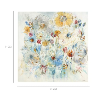 Foto 8 | Cuadro Decorativo - Azul Armónico - Jill Martin - Arte Moderno - Impresión En Lienzo - Fine Art Tj