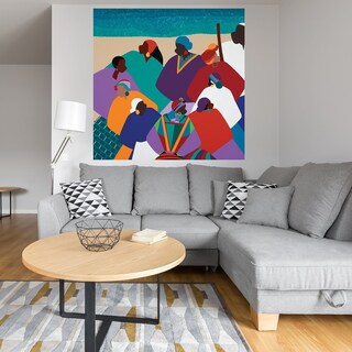 Foto 4 | Cuadro Decorativo - Anillo Grita Islas Gullah - Synthia Saint James - Fine Art Tj 94 x 94 cm