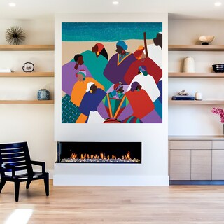 Foto 5 | Cuadro Decorativo - Anillo Grita Islas Gullah - Synthia Saint James - Fine Art Tj 94 x 94 cm