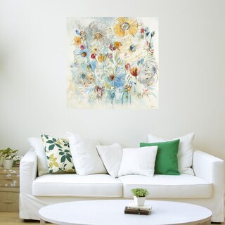 Foto 3 | Cuadro Decorativo - Azul Armónico - Jill Martin - Arte Moderno - Impresión En Lienzo - Fine Art Tj