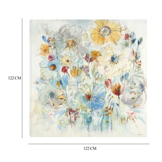 Foto 8 | Cuadro Decorativo - Azul Armónico - Jill Martin - Arte Moderno - Impresión En Lienzo - Fine Art Tj