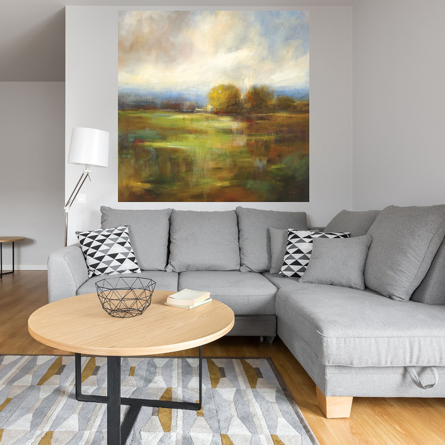 Foto 4 | Cuadro Decorativo Fine Art TJ 'Al Final de la Tarde' de Simon Addyman 94 x 94 cm