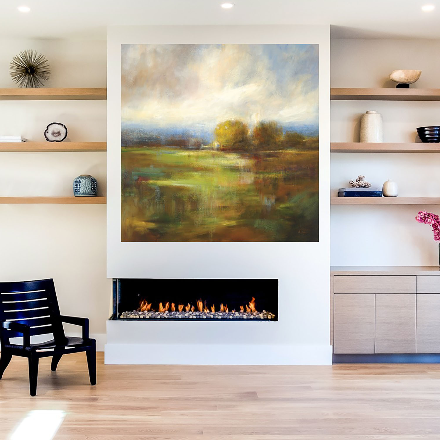 Foto 5 | Cuadro Decorativo Fine Art TJ 'Al Final de la Tarde' de Simon Addyman 94 x 94 cm