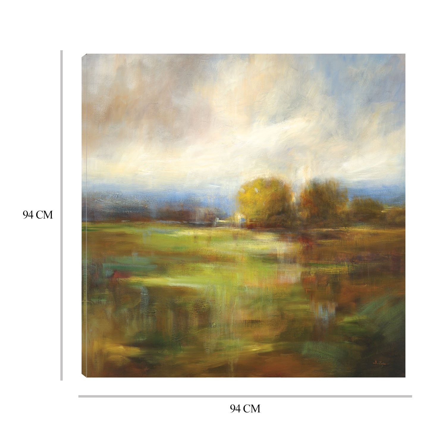 Foto 8 | Cuadro Decorativo Fine Art TJ 'Al Final de la Tarde' de Simon Addyman 94 x 94 cm