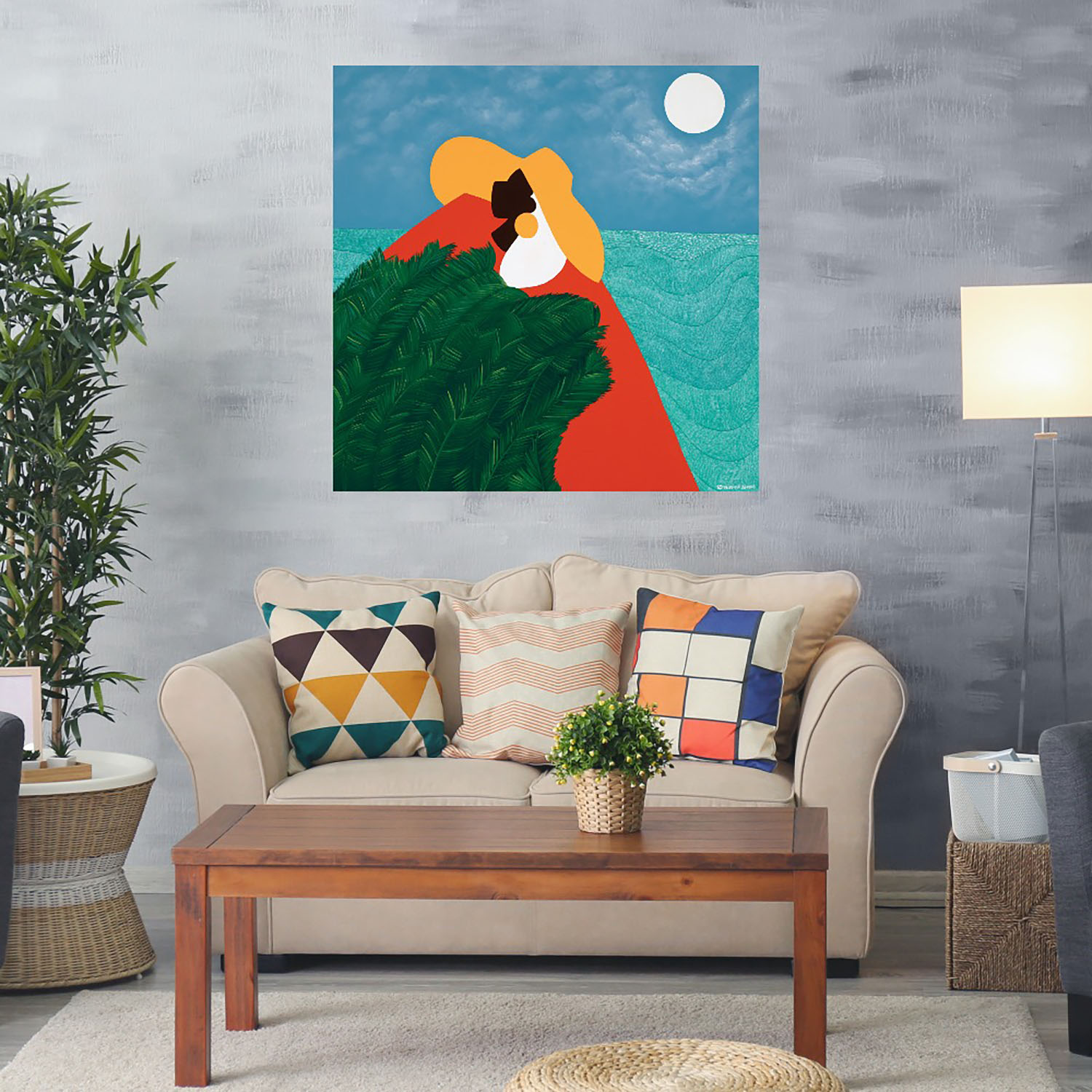 Foto 2 | Cuadro Decorativo Fine Art Tj 56 x 56 cm