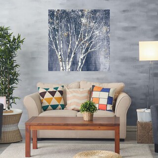 Foto 2 | Cuadro Decorativo - Abedul Azul Marino - Julia Purinton - Arte Moderno - Impresión En Lienzo - Fine Art Tj