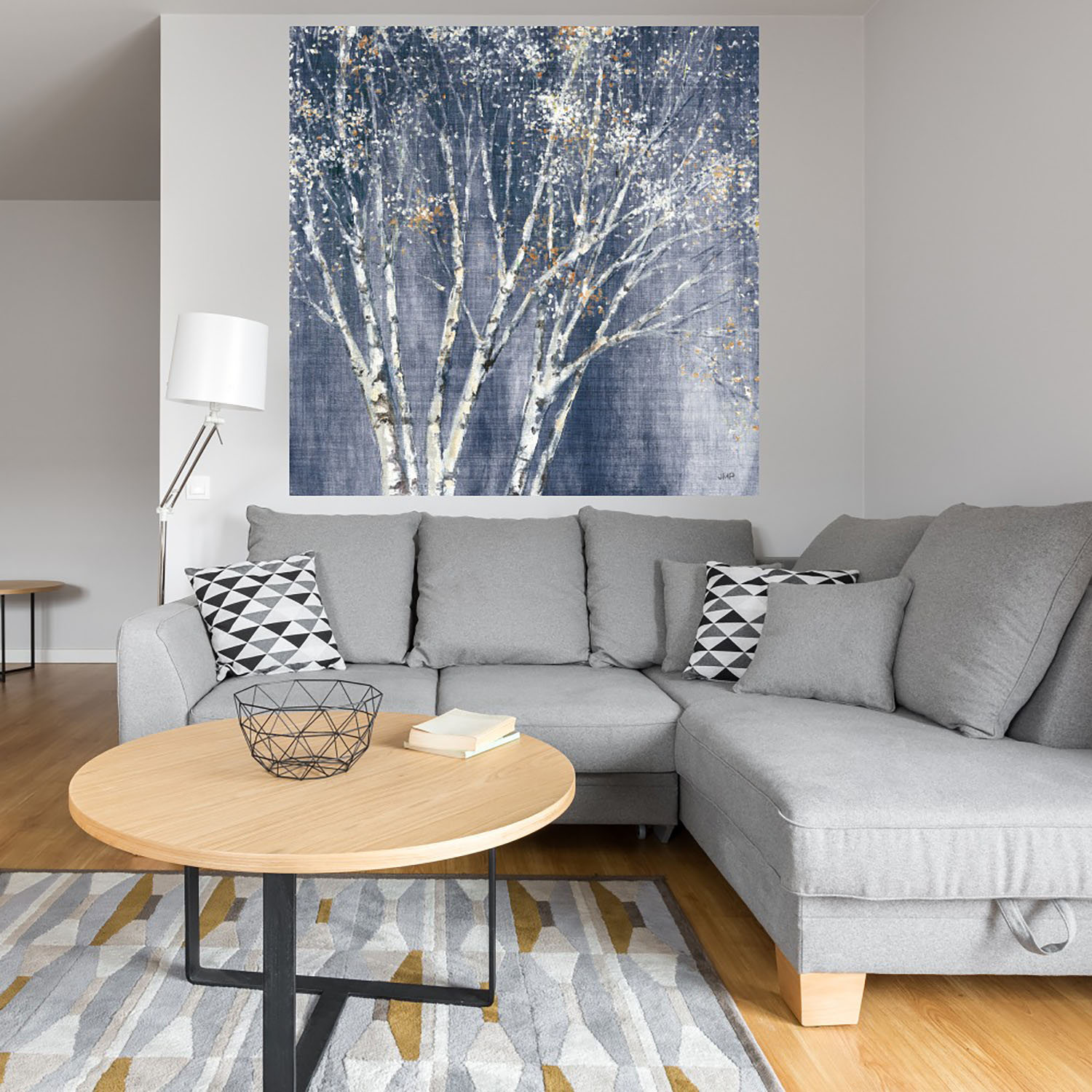 Foto 4 | Cuadro Decorativo - Abedul Azul Marino - Julia Purinton  - Arte Moderno - Impresión En Lienzo - Fine Art Tj
