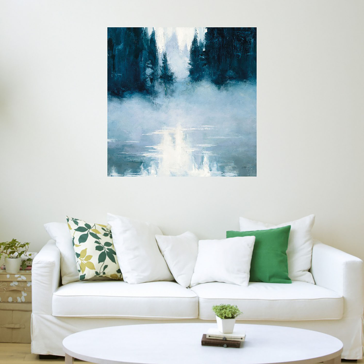 Foto 4 pulgar | Cuadro Decorativo Fine Art TJ 'Aguas Fronterizas' de Julia Purinton 94 x 94 cm