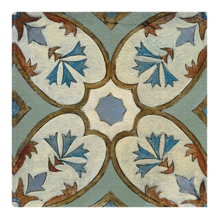 Foto 1 | Cuadro Decorativo - Azulejo Del Viejo Mundo Iv - Silvia Vassileva - Arte Moderno - Impresión En Lienzo - Fine Art Tj