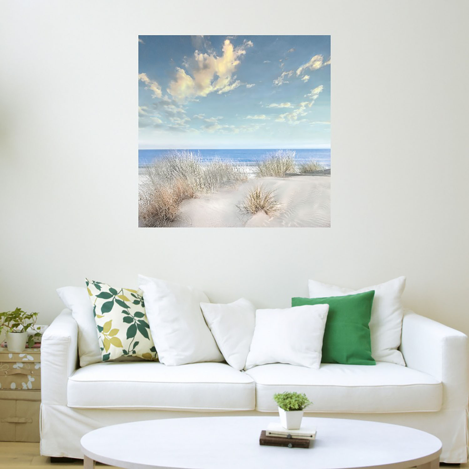 Foto 4 pulgar | Cuadro Decorativo Fine Art TJ 'Arenas Lisas I' de Mike Calascibetta 56 x 56 cm