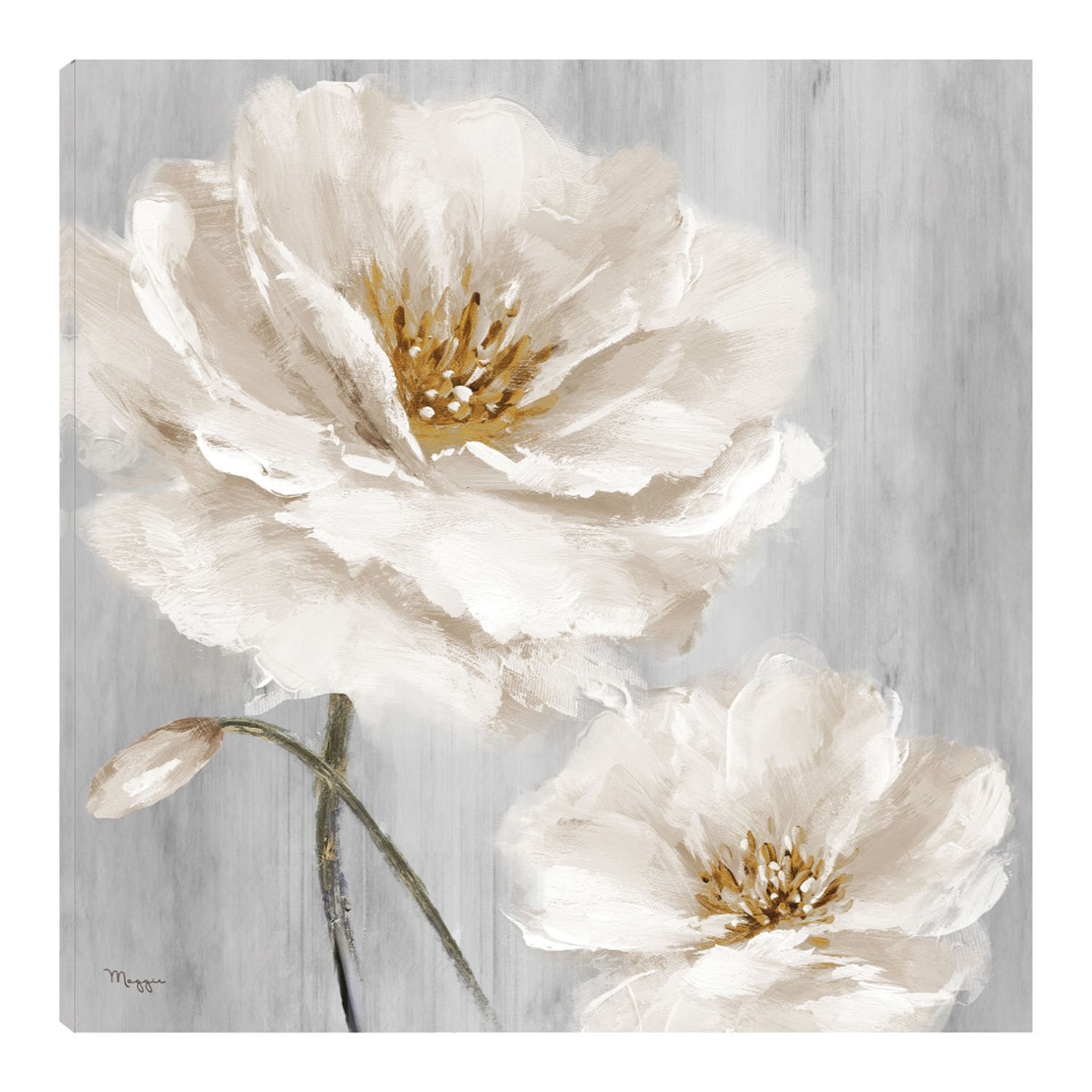 Foto 1 | Cuadro Decorativo Fine Art TJ 'Blancos de Jardín I' de Heather Hayes 82 x 82 cm