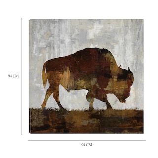 Foto 6 | Cuadro Decorativo - Bisonte - Fine Art Tj - Carl Colburn - Arte Moderno - Impresión En Lienzo