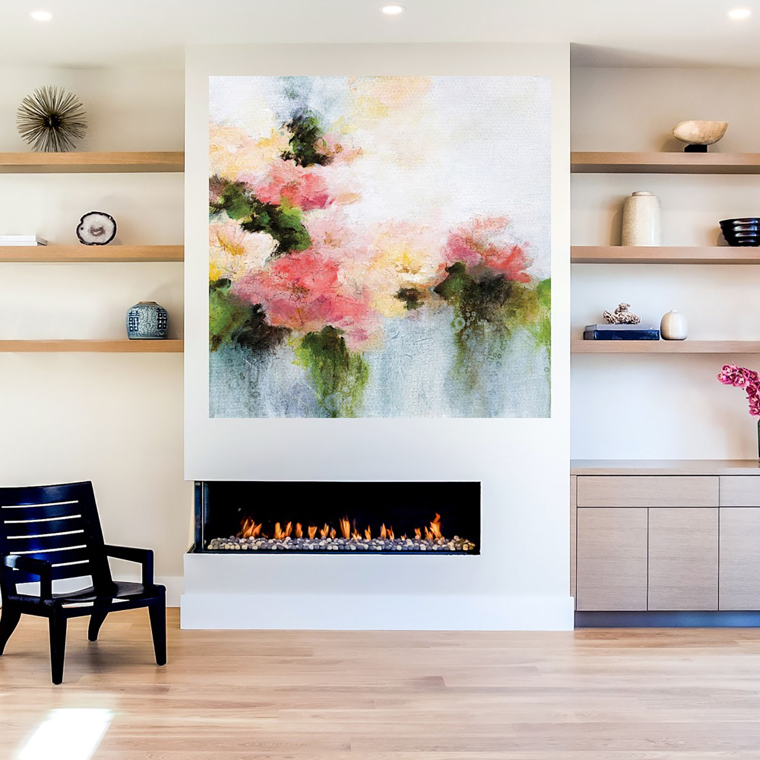 Foto 5 | Cuadro Decorativo - Camino Tranquilo - Fine Art Tj - Julie Devine - Arte Moderno - Impresión En Lienzo