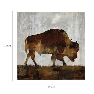 Foto 6 | Cuadro Decorativo - Bisonte - Fine Art Tj - Carl Colburn - Arte Moderno - Impresión En Lienzo