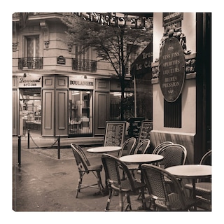 Foto 1 | Cuadro Decorativo - Café Montmartre - Fine Art Tj - Alan Blaustein - Arte Moderno - Impresión En Lienzo