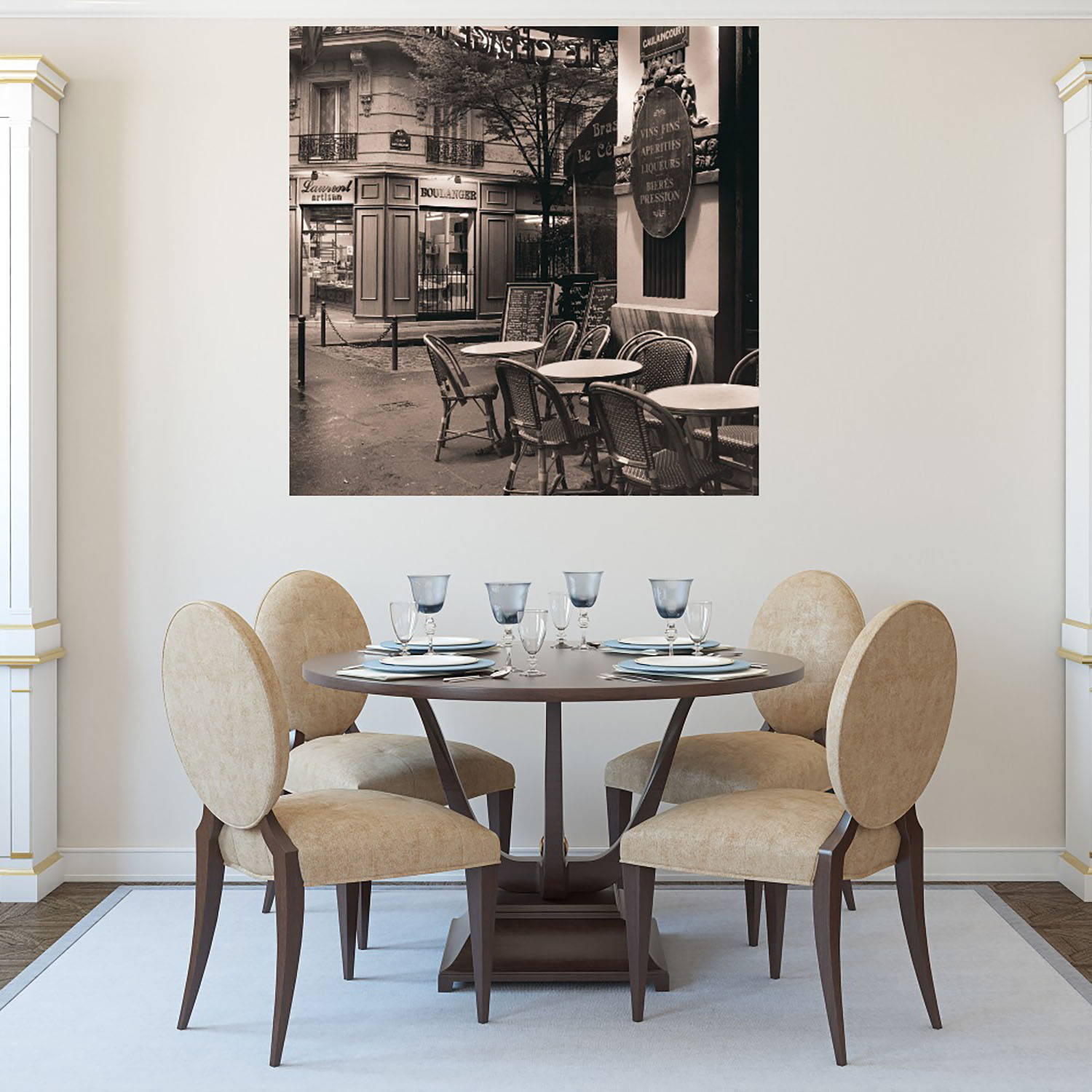 Foto 4 | Cuadro Decorativo - Café Montmartre - Fine Art Tj - Alan Blaustein  - Arte Moderno - Impresión En Lienzo