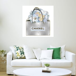 Foto 3 | Cuadro Decorativo - Bolsa de Plata con Ramo Aqua - Fine Art Tj - Madeline Blake - Arte Moderno - Impresión En Lienzo