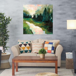 Foto 2 | Cuadro Decorativo - Caminata Por El Río - Fine Art Tj - Jeanette Vertentes - Arte Moderno - Impresión En Lienzo