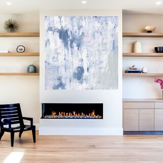 Foto 5 | Cuadro Decorativo - Caminata Por El Río - Fine Art Tj - Jeanette Vertentes - Arte Moderno - Impresión En Lienzo