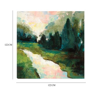 Foto 6 | Cuadro Decorativo - Caminata Por El Río - Fine Art Tj - Jeanette Vertentes - Arte Moderno - Impresión En Lienzo