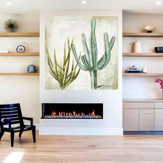 Foto 5 | Cuadro Decorativo - Cactus Floreciendo - Sandy Doonan - Arte Moderno - Impresión En Lienzo - Fine Art Tj