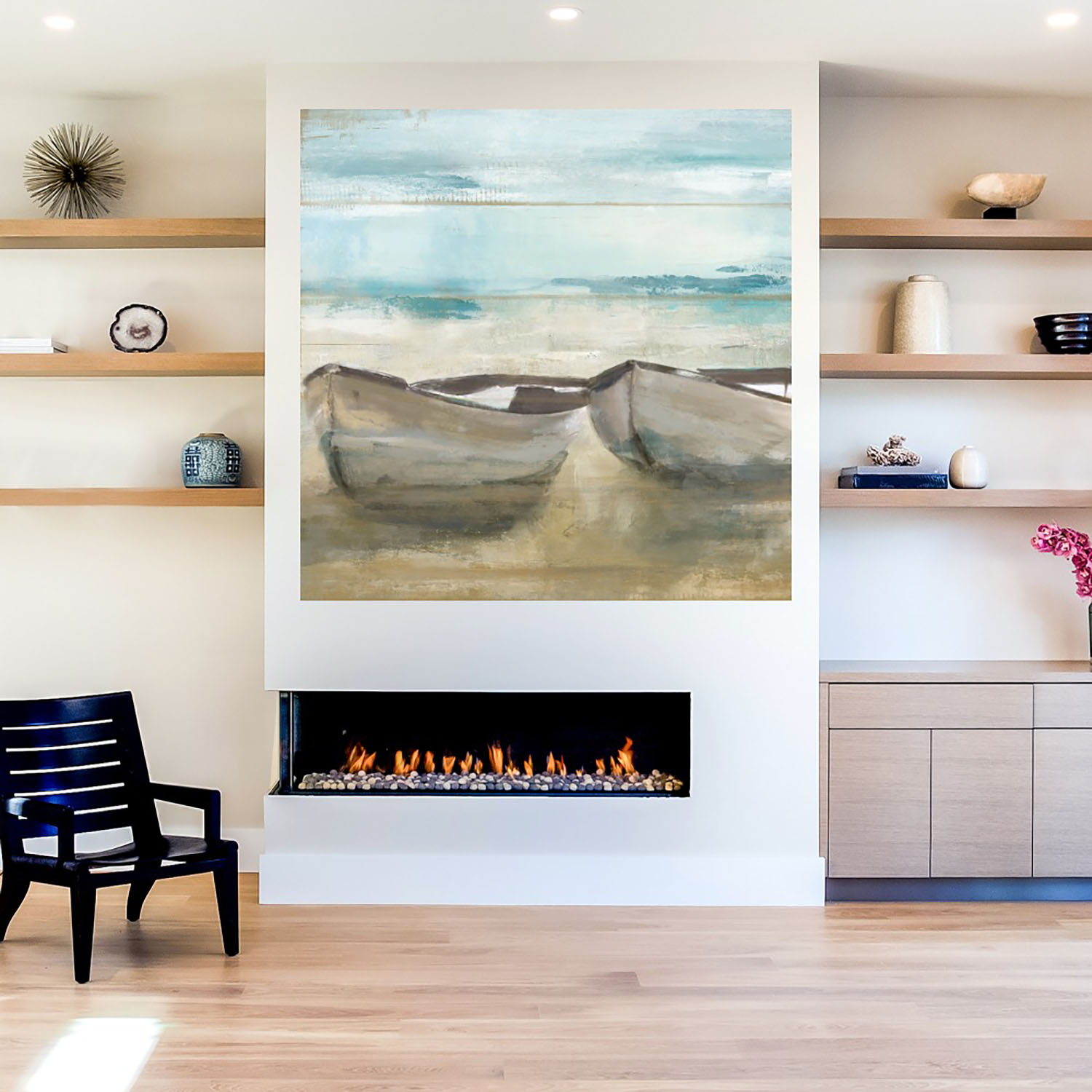 Foto 5 | Cuadro Decorativo Fine Art TJ 'Bohemio Creciente I' de Emily Adams 82 x 82 cm