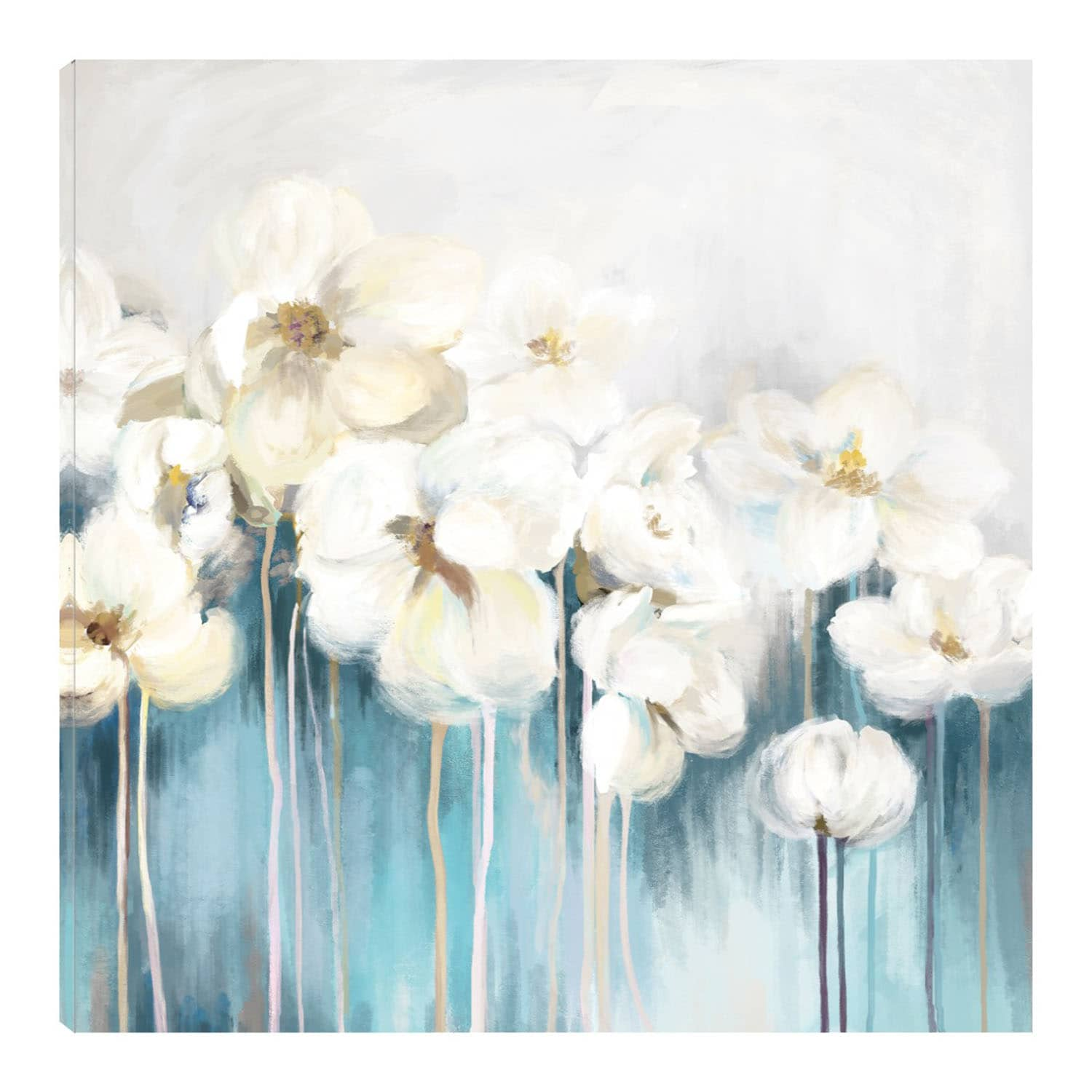 Cuadro Decorativo Fine Art TJ Cascada de Flores de Carson Lyons 122 x 122 cm $3,487