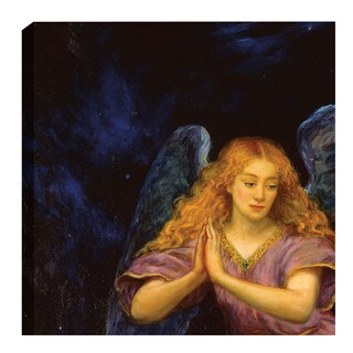 Foto 1 | Cuadro Decorativo - Buenas Noches Ángel - Edgar Jerins - Arte Moderno - Impresión En Lienzo - Fine Art Tj